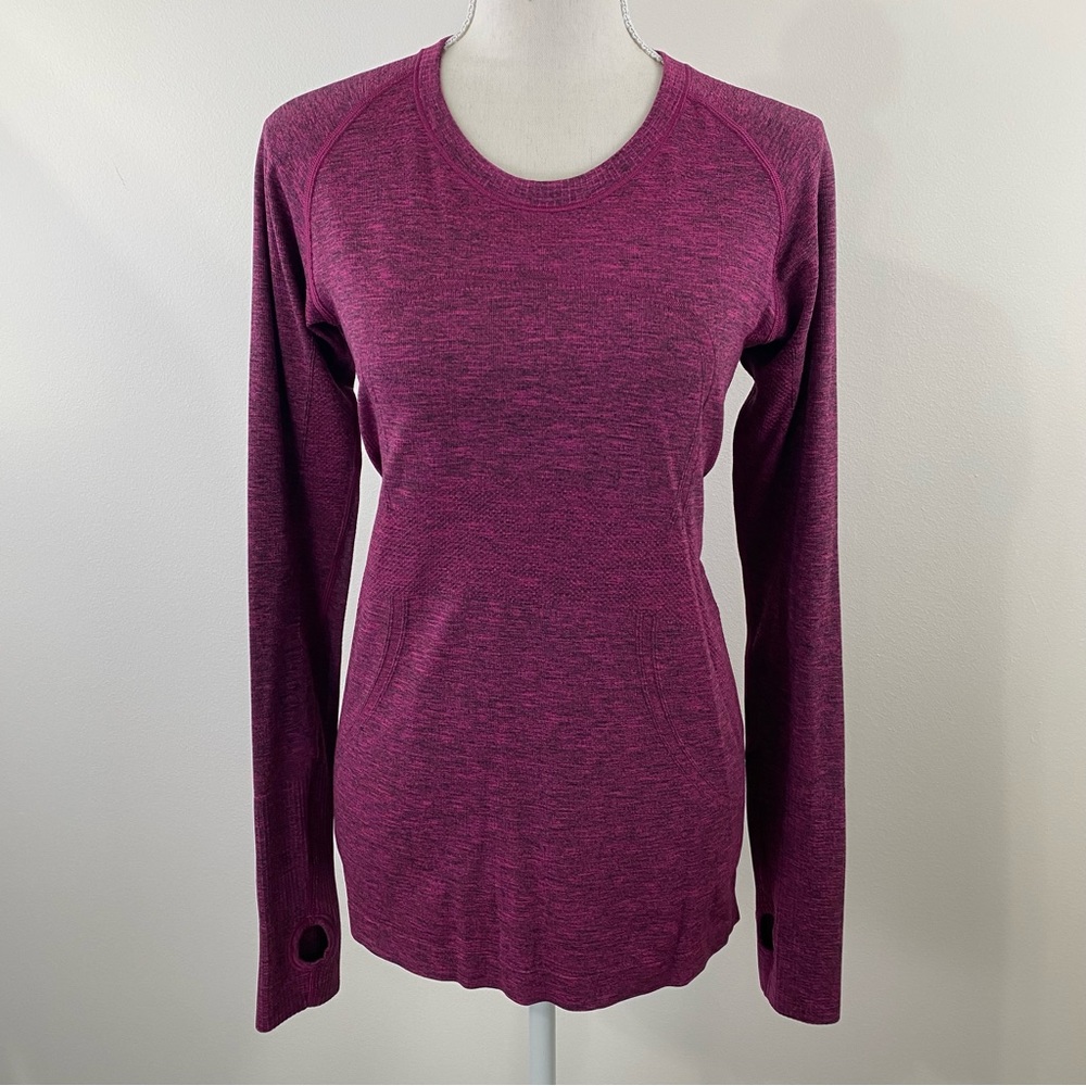 Lululemon Swifty tech long sleeve top Raspberry color pink